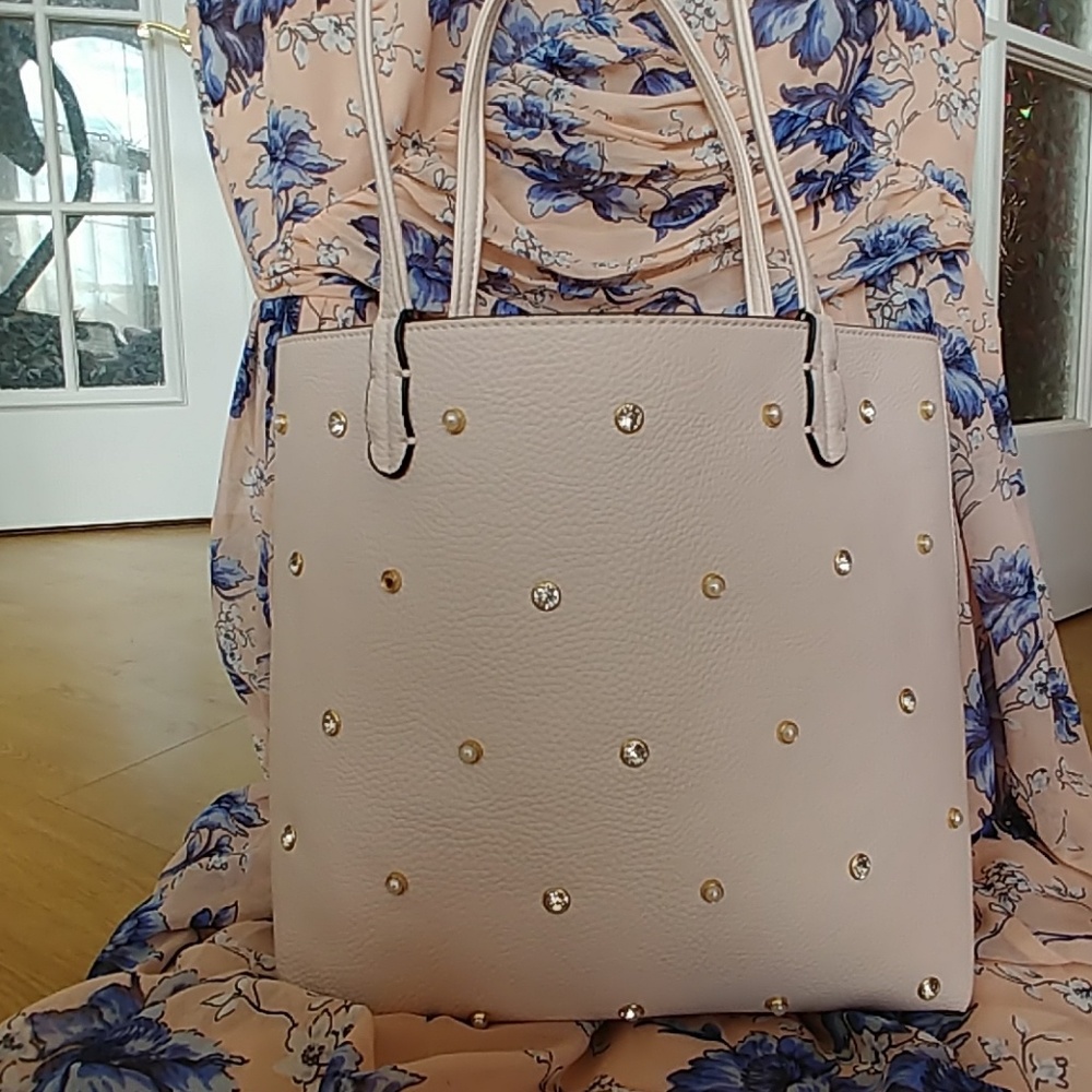 Kari blue reversible tote